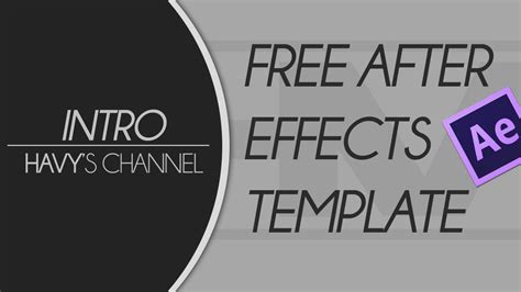 You can find it here after effects cs5 or higher just drag and drop the preset includes 11 energy. Free After Effects Template - Intro 2D (HD) - YouTube