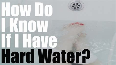 However, if you don't get many suds after shaking, and your water looks cloudy, that is a good indication you have hard water. How Do I Know If I Have Hard Water - YouTube