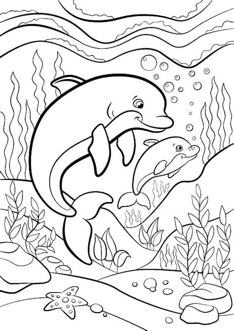 Find cute pages to color that your kid will love. Cute Animals Coloring Pages Nice Ocean Animals Coloring ...