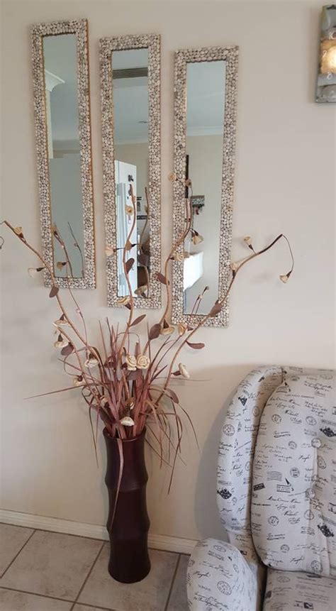 So come and spot what i get a hold of. Boring Mirror Revamp | Diy home improvement, Projects, Diy ...