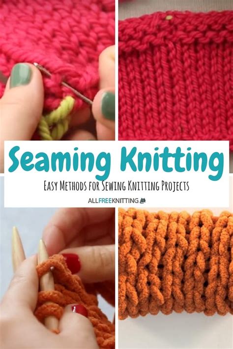 Perfect sweater seams online, article, story, explanation, suggestion, youtube. Seaming Knitting: Easy Methods for Sewing Knitting ...