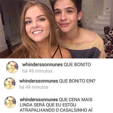 Pensei que essa ia ser mais comportada, já já fica igual a luiza sonza. Stand up + ciúme! Whindersson viu esta foto no perfil da ...