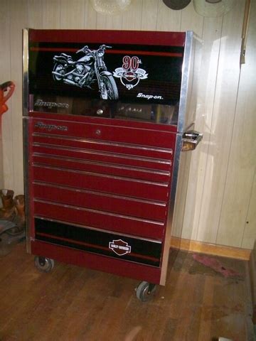That waterloo industries doesn't make snap on boxes. SNAP-ON HARLEY DAVIDSON 90TH ANNIVERSARY ROLLING TOOL BOX ...
