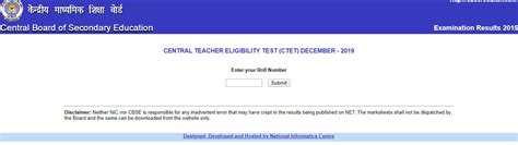 The central board of secondary education (cbse) had conducted the central teacher eligibility test (ctet) on. CTET Result 2019 declared @ctet.nic.in Live Updates: CBSE CTET Result December 2019 Paper 1 and ...