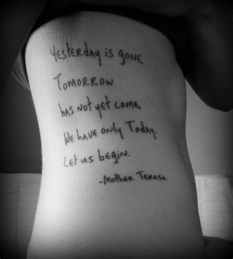 We've included the most popular (do it anyway) and other inspiring teresa quotes on love, happy life, peace, compassion and more. Art mother teresa tattoos | Tattoo quotes, Mother teresa ...