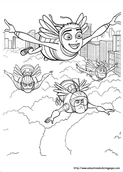 Click the animal to hear its sound, and it's name to hear it said out loud. Bee Movie Coloring Pages at GetColorings.com | Free ...