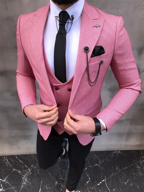 Dusky pinks, soft greens, neutral light greys are great. Sedona Pink Slim Fit Suit - Bespoke Daily