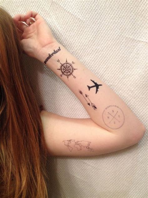 Commemorate a trip with something more than a photo album on facebook. 32 Adventurous Tattoo Designs for Travel Addicts