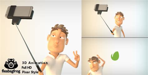 Stylish 3d texts and logos. VIDEOHIVE SELFIE LOGO WITH 3D CHARACTER - Free After ...