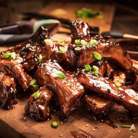 Spicy chinese barbeque riblets | allrecipes. Sweet & Smokey Riblets | Crockpot ribs recipes, Food, Crockpot ribs