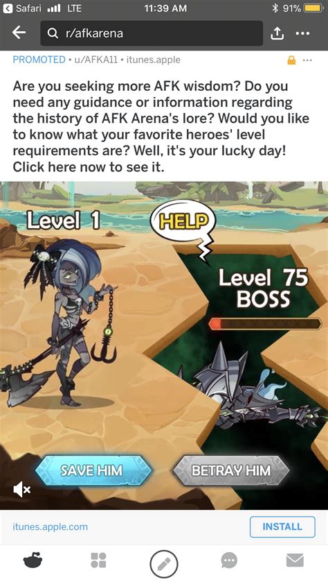 This game is in open beta. Got an AFK Arena ad on the same subreddit it's about ...