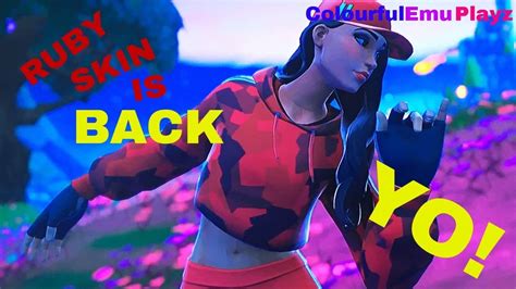 (it's obviously inspired by adidas)#fortnite #fortnitethicc #ruby make. RUBY SKIN back in the game! YASS! - YouTube