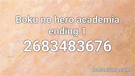 You can always come back for my hero academia id code because we update . My Hero Academia Roblox Id - My Anime List