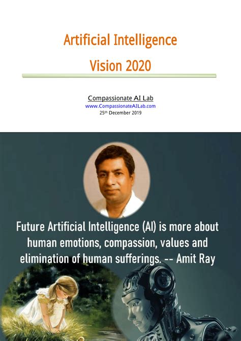 This vision is known as malaysia vision 2020. (PDF) Artificial Intelligence Vision 2020 of Sri Amit Ray ...