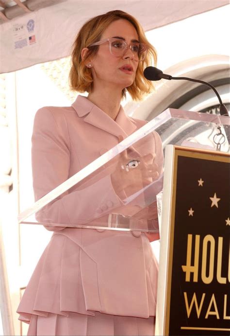 In this interview with sarah paulson for glass, now streaming on hbo, the actor said she hoped m. pretti-in-pink-paulson | Sarah paulson, Sarah, Actresses