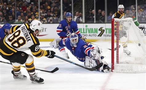 Pastrnak now has four hat trick's this season. Pastrnak's hat trick carries Bruins past Rangers 6-3