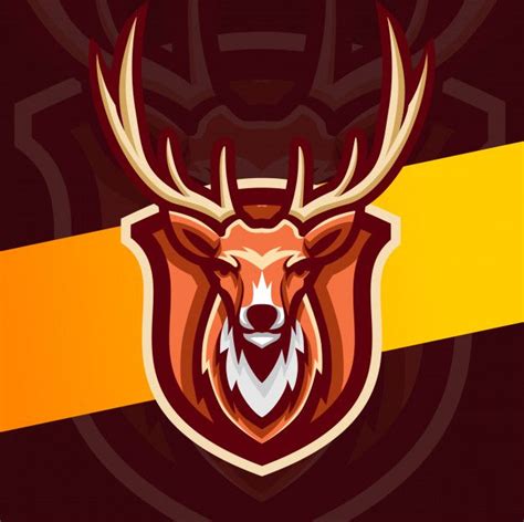 Maybe you would like to learn more about one of these? Deer Mascot Esport Logo Design | Deer design logo, Bird ...