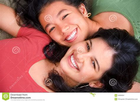 Friends are the family you can choose. Best Friends Sharing The Time Stock Images - Image: 9485804