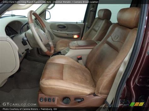 Talk to any texan about opulence in vehicle interiors, and they'll talk about the ford king ranch line of vehicles. 2002 F150 King Ranch SuperCrew 4x4 Castano Brown Leather ...