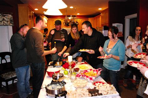 Seriously, you just toss everything into a bowl, curl up wherever you want and dig in. THE ROSENTRETERS SINCE 2005: Fondue Christmas Party at the ...