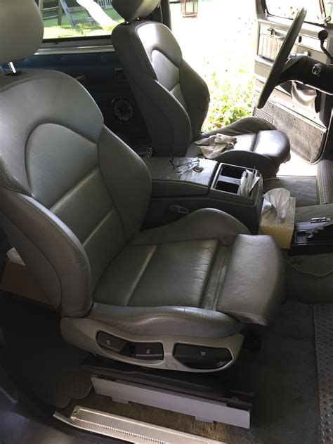 Check out my web site. Installing BMW E46 M3 Seats in K5 Blazer