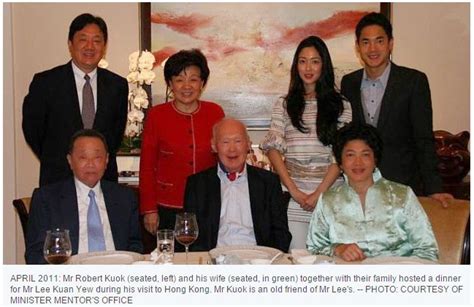 In his personal life, robert kuok has married twice; If Only Singaporeans Stopped to Think: The Lee Kuan Yew I ...