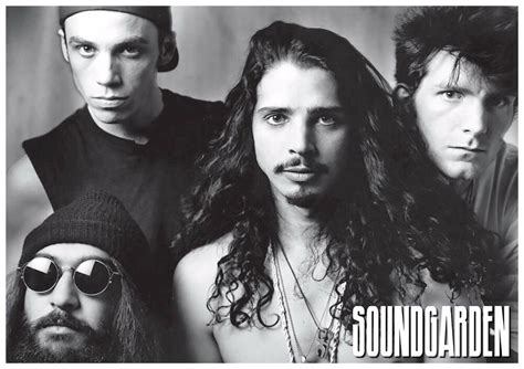 'hunger strike' is one of, if not the most iconic rock duets of our. SOUNDGARDEN Band Portrait 24" x 36" Chris Cornell GRUNGE ...