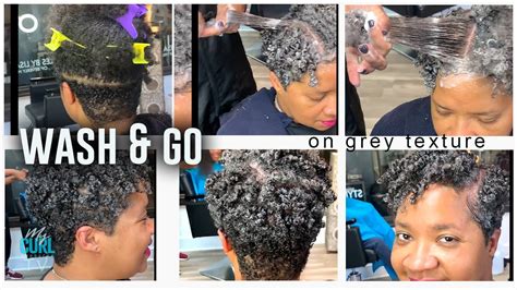 The apple cider vinegar will help lessen the beer smell. Wash & Go tutorial grey hair natural - YouTube