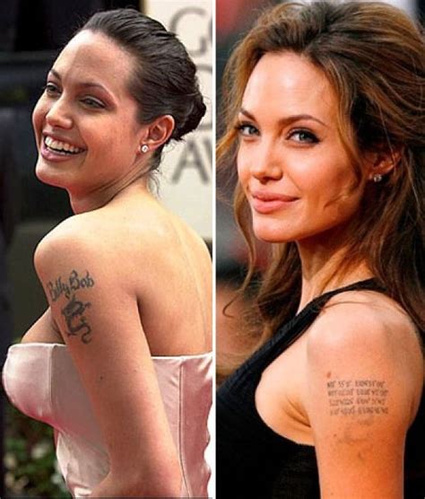 Tattoo removals surge 440% as thousands follow in footsteps of actresses angelina jolie, megan fox and eva longoria. WHY TATTOO REMOVAL IS SO POPULAR AMONG HOLLYWOOD ...