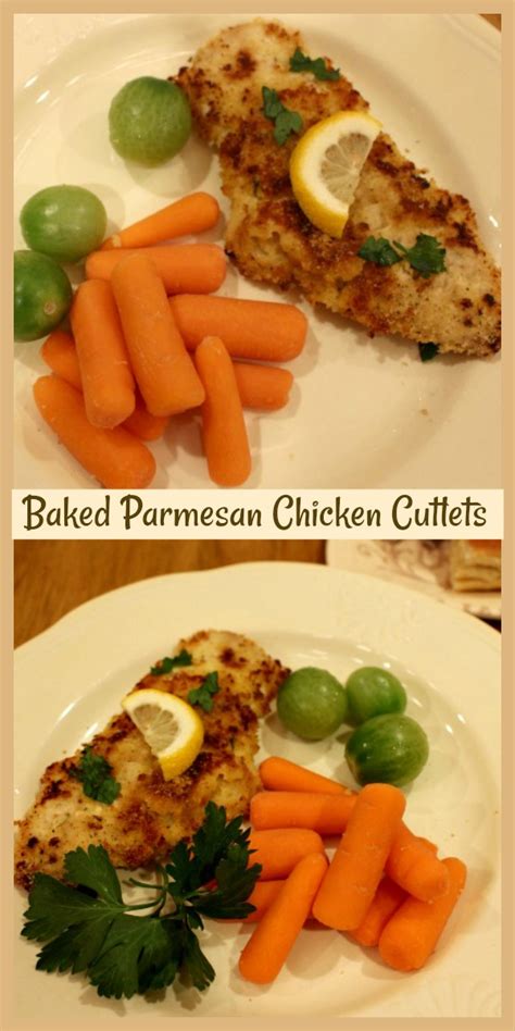 They're pan fried until golden in bread crumbs and romano cheese and full of awesome flavor! Baked Parmesan Chicken Cutlets - Pams Daily Dish