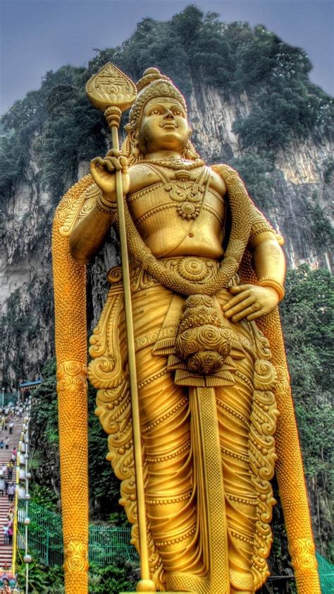 Find my perfect malay hotel. 800x1420 Wallpaper murugan, malaysia, statue, stairs ...