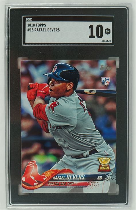 Por alberth pina julio 27, 2021. Lot Detail - Rafael Devers 2018 Topps Rookie Card #18 SGC 10 Gem Mint