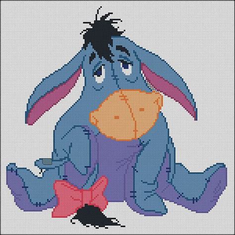 Winnie the pooh with colo… Eeyore From Disney Winnie the Pooh INC Cross by ...