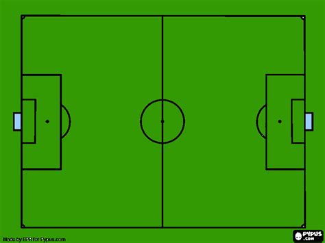 Am wochenende lagen schwere gewitter in der luft: malvorlage fußballfeld | Coloring and Malvorlagan