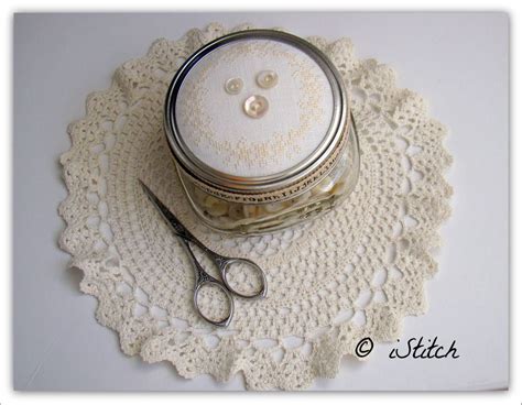 Over 150 free plus size crochet patterns. Mason Jar Top | Cross stitch tutorial, Cross stitch ...