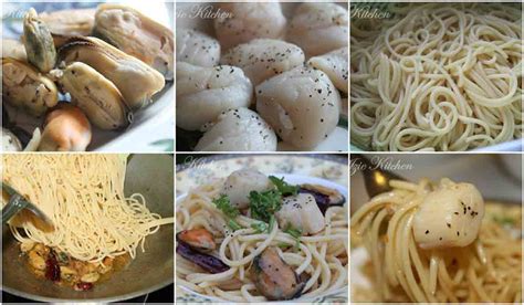 Паста aglio olio e peperoncino. Resepi Seafood Spaghetti Aglio e Olio Yang Paling Sedap