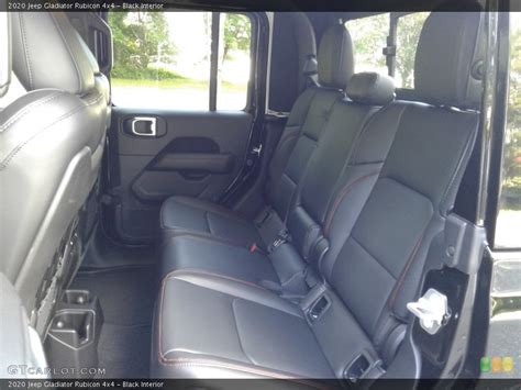 Black Interior Rear Seat for the 2020 Jeep Gladiator ...