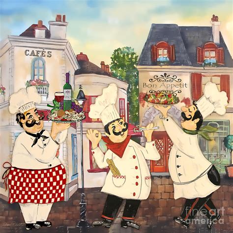 Maybe you would like to learn more about one of these? Italian Chefs-JP3042 Painting by Jean Plout