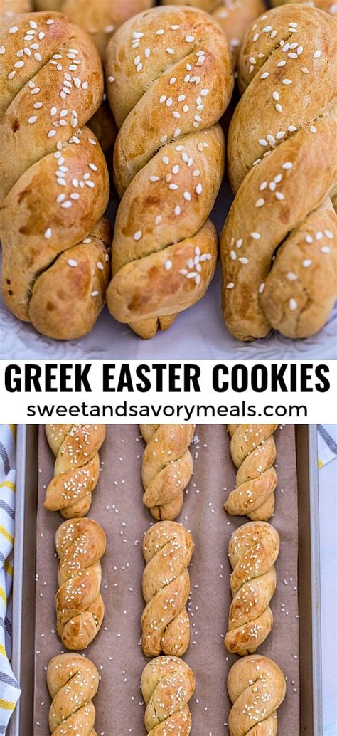Looking for spring dessert ideas that will satisfy your guests sweet teeth and look great on the easter table? Easter Greek Cookies | Recipe | Koulourakia recipe, Greek cookies, Dessert recipes easy