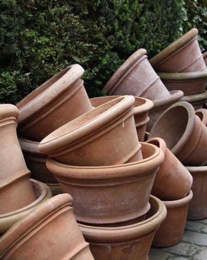 The potting bench is a convenient space to store and organize all your gardening essentials. The Lisa Porter Collection | Terracota pots, Terracotta ...