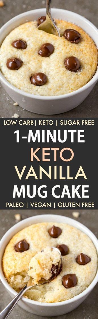 It's even more delicious with a add 1 medium egg and mix in as much as you can, but don't worry if there's still dry mix left. Healthy 1 Minute Keto Vanilla Mug Cake | Recipe | Mug ...