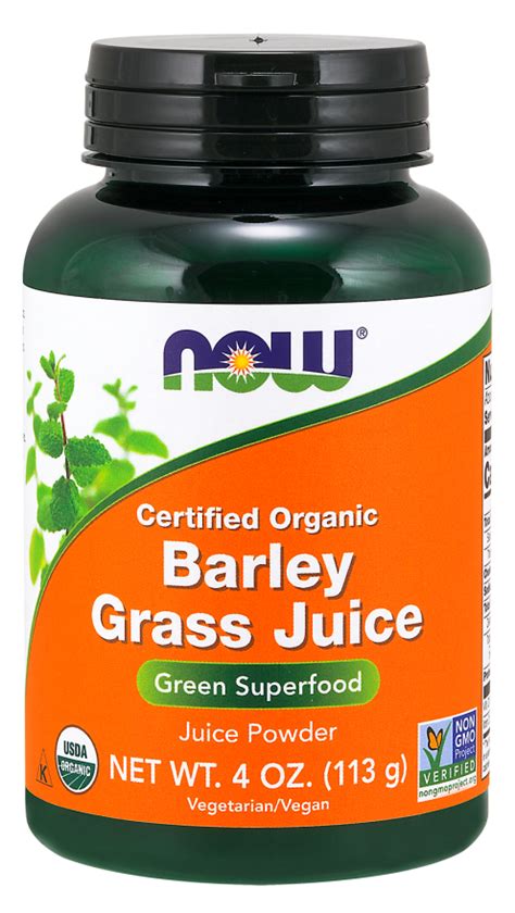 See full list on howtocure.com NOW Foods Barley Grass Juice Powder, Organic - Super Health Center