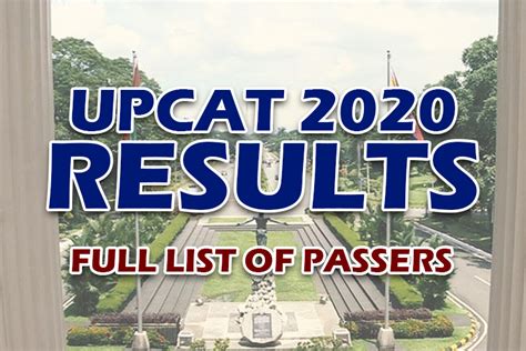 Scholarship of the nation, up and town are waiting for you! UPCAT 2020 Results Full List Of Passers - Philippine Newspaper