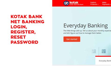 Making payments online has now become easier with a kotak credit card without any additional charges. How to Register/Activate Kotak Mahindra Net Banking Login Online