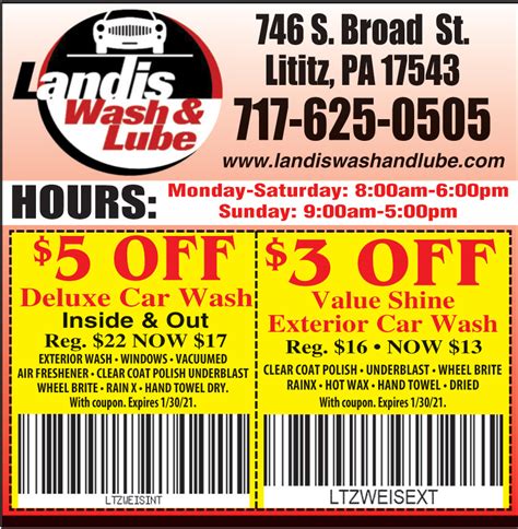 50% off (7 days ago) hoffman car wash coupons 20 off overview. $5 OFF ON DELUXE CAR WASH | Online Printable Coupons: USA ...