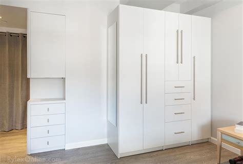 This feature is very convenient; Modern Armoire | Apartment Wardrobe | New York, NY