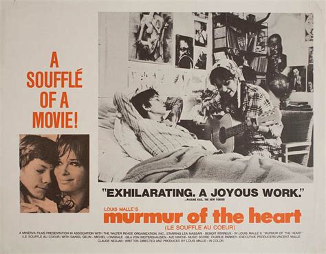 I first saw this movie when it came out in theaters. Murmur of the Heart 1971 U.S. Scene Card | Posteritati ...