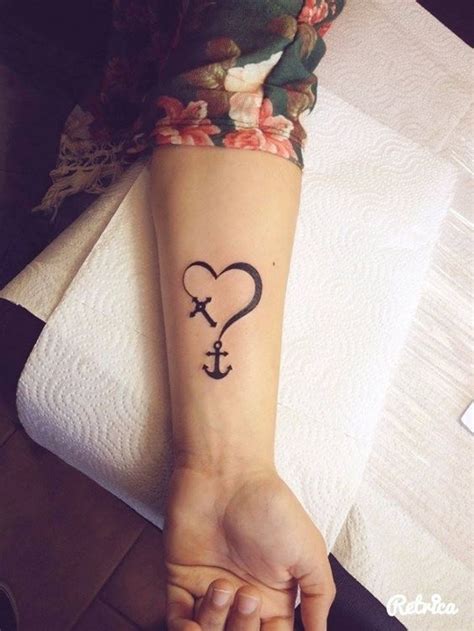 10 best feminine anchor tattoo images in 2019 feminine feminine anchor tattoos, anchor tattoos can be done with flowers star heart ship quotes and many other its looks very pretty when. 15 Cute Anchor Tattoos That Aren't Cliche - Pretty Designs