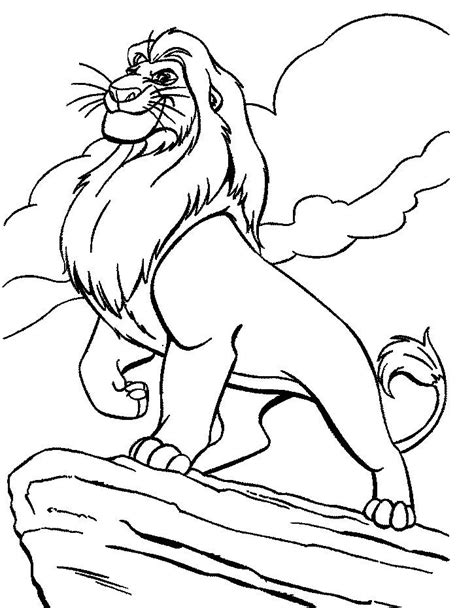 Top 20 free printable lion coloring pages online. Pin on Lion King Coloring Pages