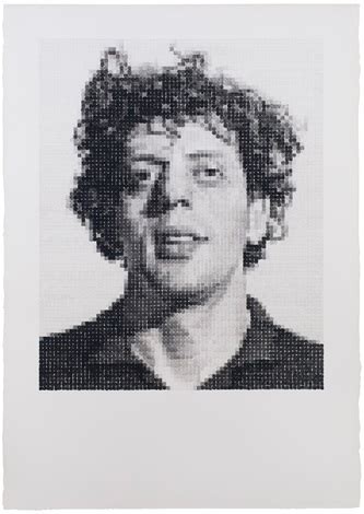 Um die aktuell in auktionssälen angebotenen werke von chuck close sehen zu können, müssen sie eingeloggt sein und ein abonnement besitzen. Phil Watercolor von Chuck Close auf artnet